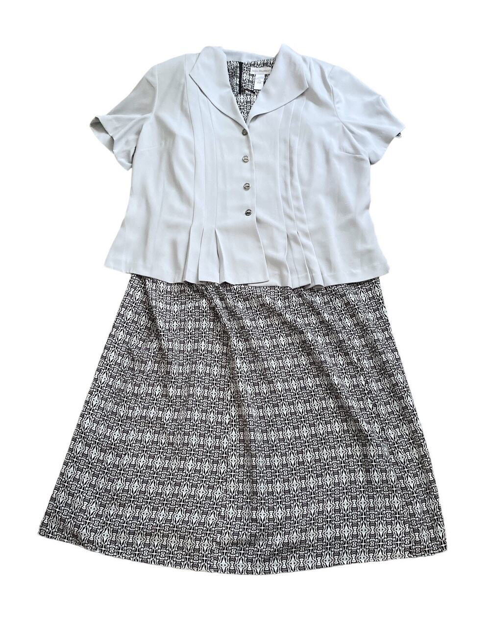 Anna Maxwell 2 Piece Dress Set Womens Plus 24W Jacket & Sleeveless Dress NWT